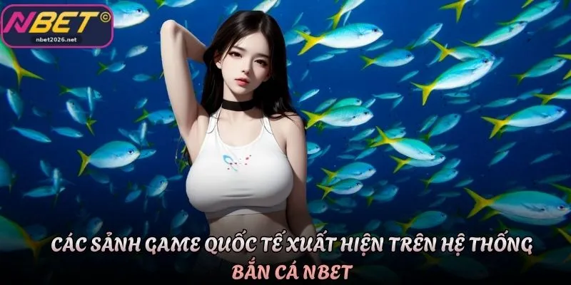 Các sảnh game quốc tế xuất hiện trên hệ thống bắn cá Nbet